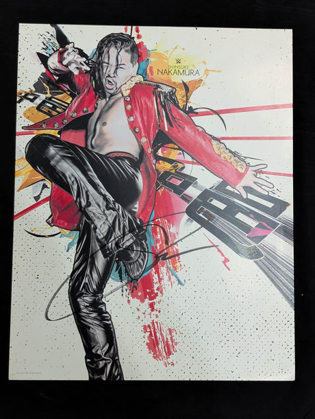 中邑真輔 直筆サイン入り オフィシャル大判ポートレート(A-7)