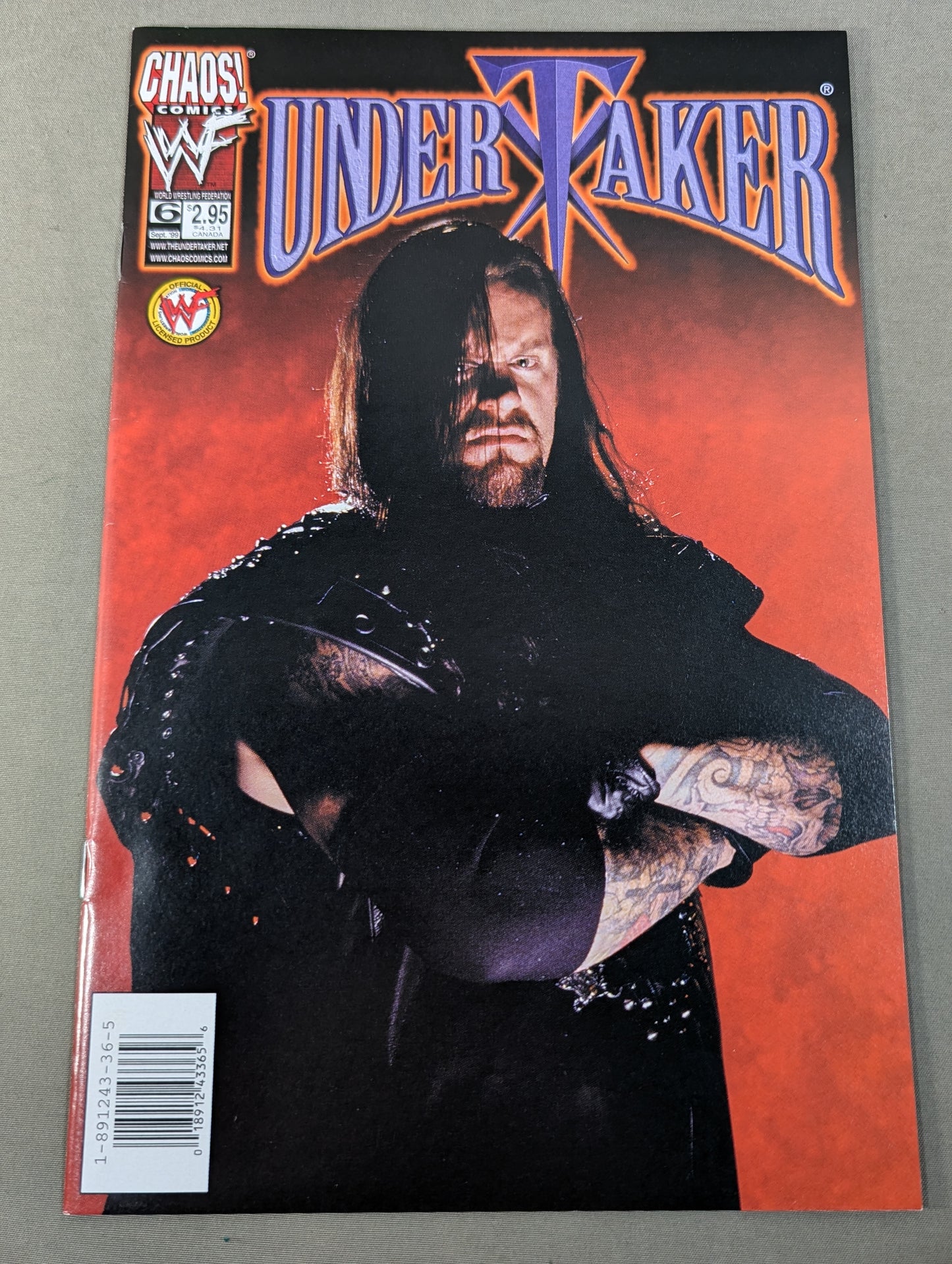 UNDERTAKER #6 (Sept.'99) 《Live-action Cover Ver.》