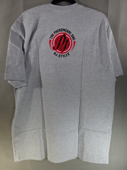 AJ Styles T-Shirt (3) (WWE (2017) / Grey)
