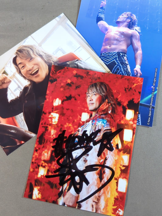 棚橋弘至 直筆サイン入り ブロマイド②