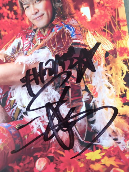 棚橋弘至 直筆サイン入り ポートレート(A-5)