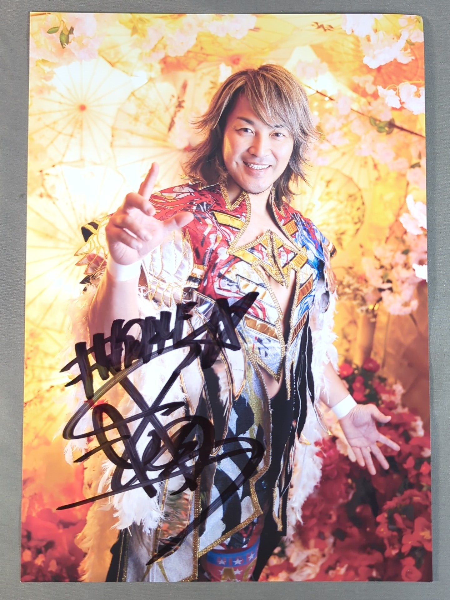 棚橋弘至 直筆サイン入り ポートレート(A-6)