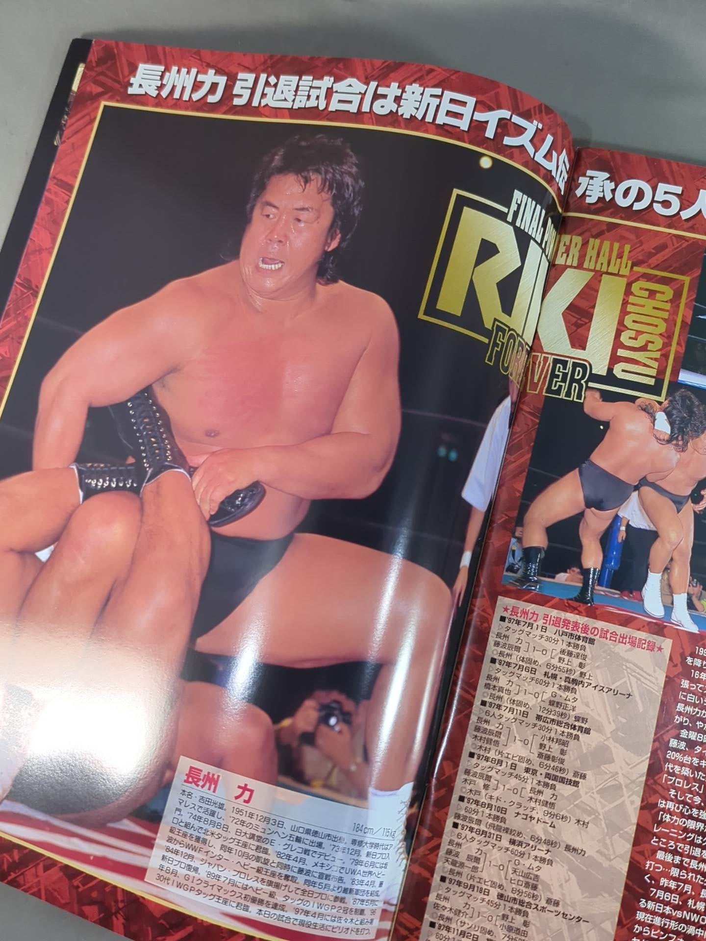 ★ Riki Choshu retirement match ★ FINAL POWER HALL in Fighting Strong Dream