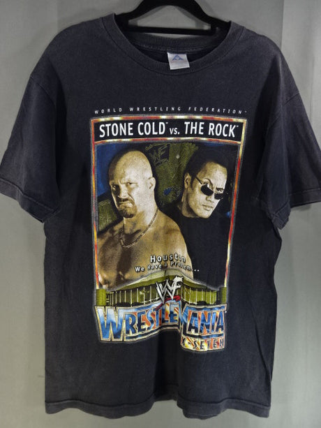 WRESTLEMANIA X-SEVEN(17) Tシャツ(WWF(2002) / ブラック)