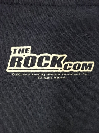 ザ・ロック Tシャツ①(WWF(2001) / ブラック)