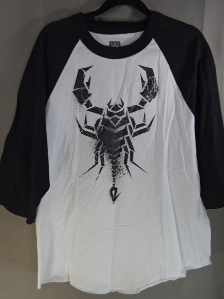 スティング 七分袖Tシャツ①(WWE(2016) / ホワイト×ブラック)