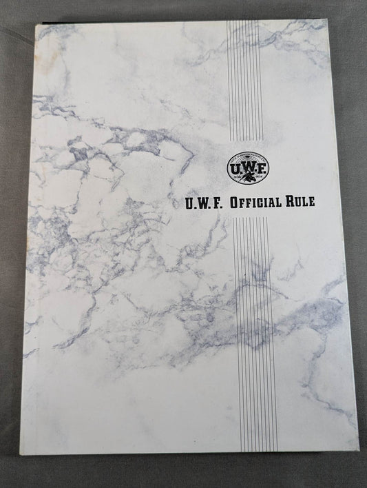 U.W.F. OFFICIAL RULE 1989.5.4~
