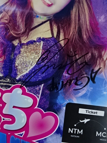 【直筆サイン入り】夏実もち プロレスデビュー15周年興行