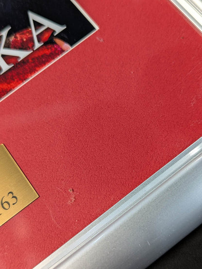 HIMEKA hand signed autograph  Retirement Commemorative Photo Frame Jumbo Princess HIMEKA