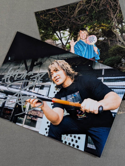 棚橋弘至 直筆サイン入り ブロマイド③