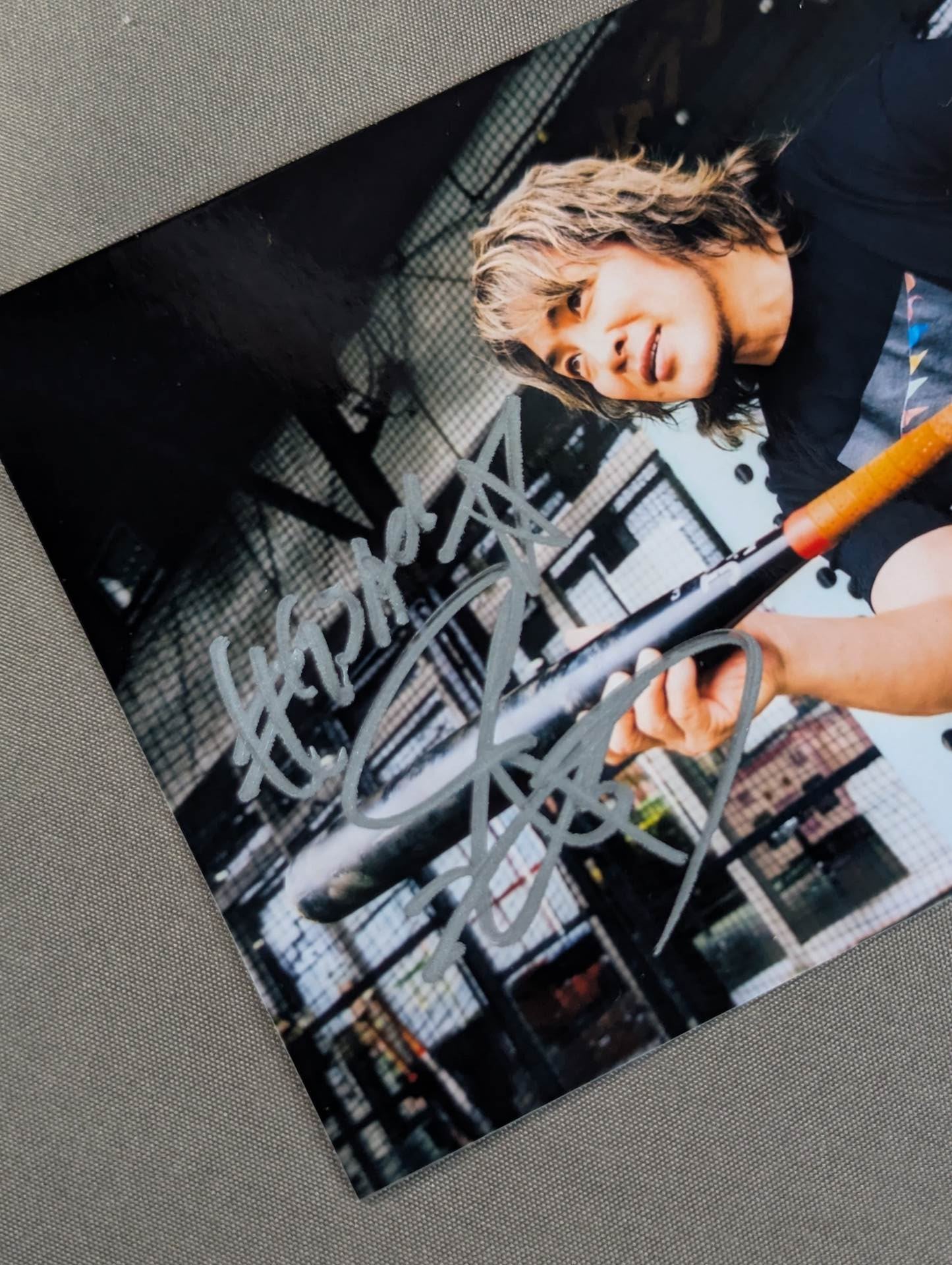 棚橋弘至 直筆サイン入り ブロマイド③