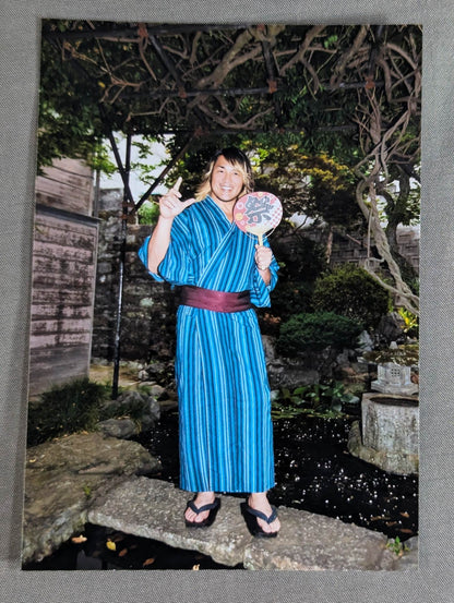 棚橋弘至 直筆サイン入り ブロマイド③