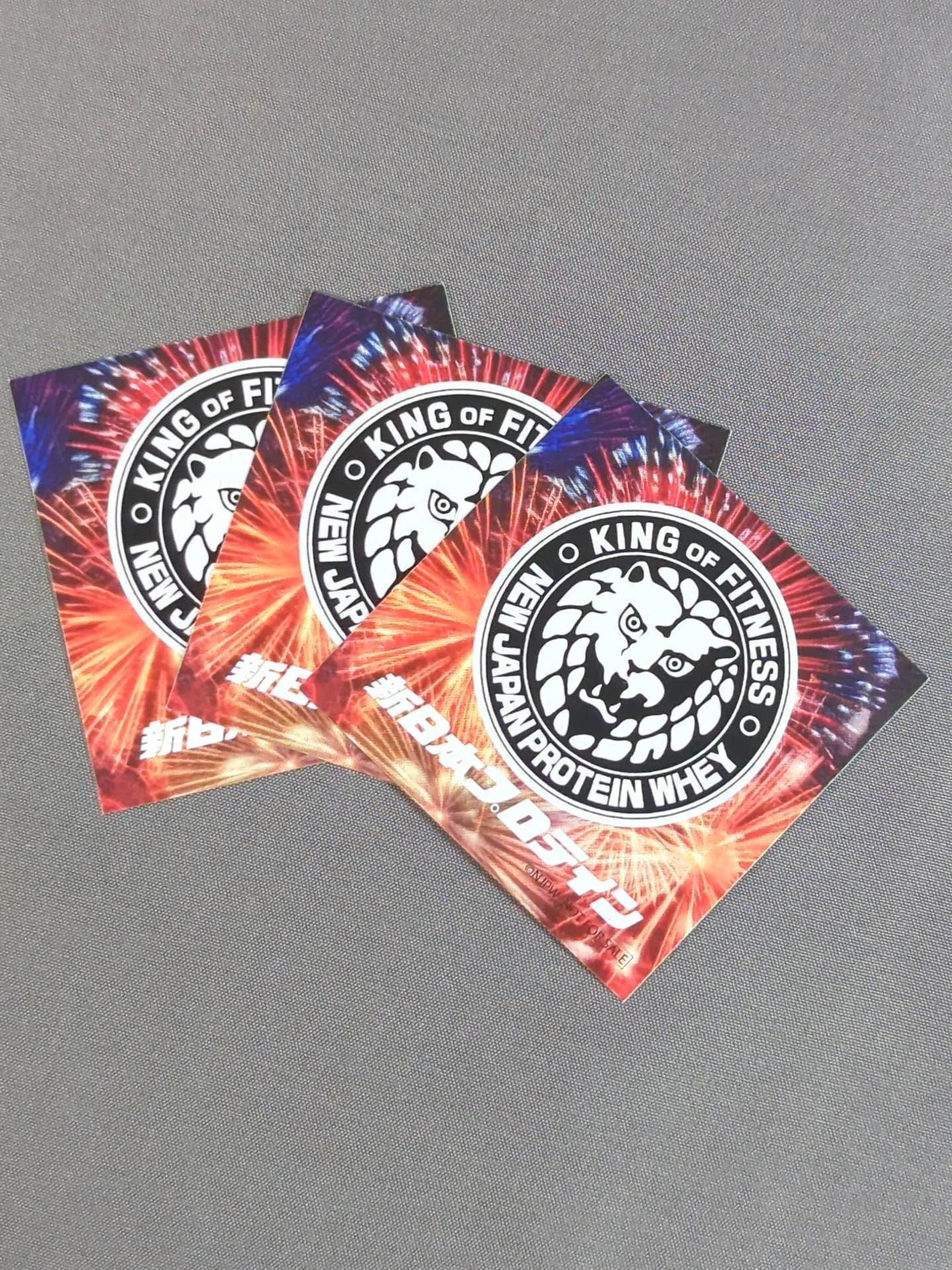 ★非売品★ 新日本プロレス「新日本プロテイン」ステッカーセット