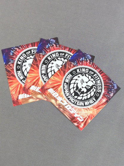 ★非売品★ 新日本プロレス「新日本プロテイン」ステッカーセット