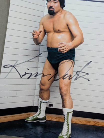 キム・ドク 直筆サイン入りポートレート①