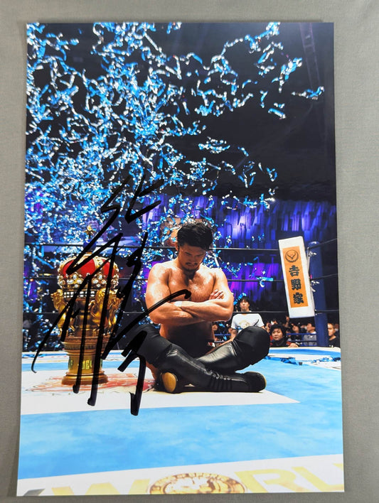 柴田勝頼 直筆サイン入り ポートレート(A-8)