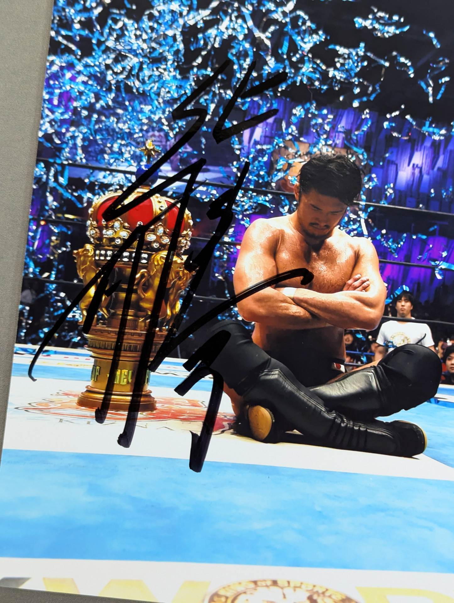 柴田勝頼 直筆サイン入り ポートレート(A-8)