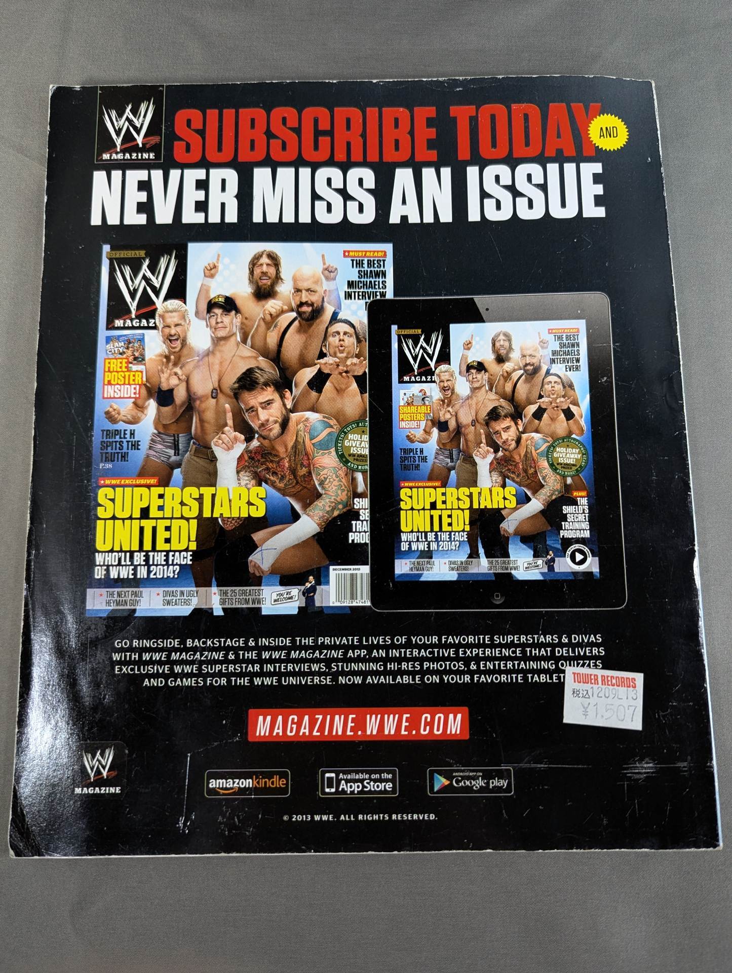 WWE THE YEAR IN PHOTOS 2013