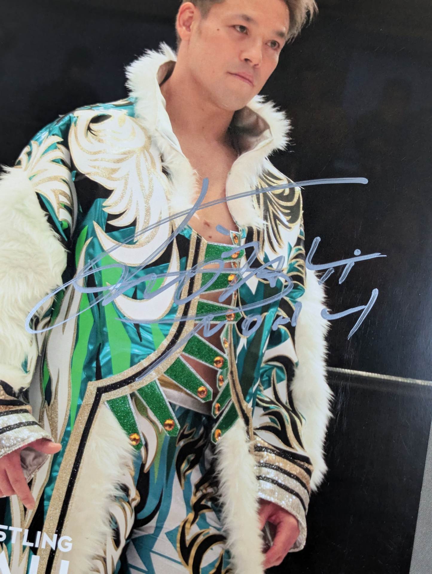 潮崎豪 直筆サイン入りポートレート(A-4)