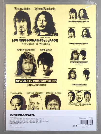 ★ASOKO de New Japan Pro Wrestling buggy ★ Stencil Art Type Sticker Set