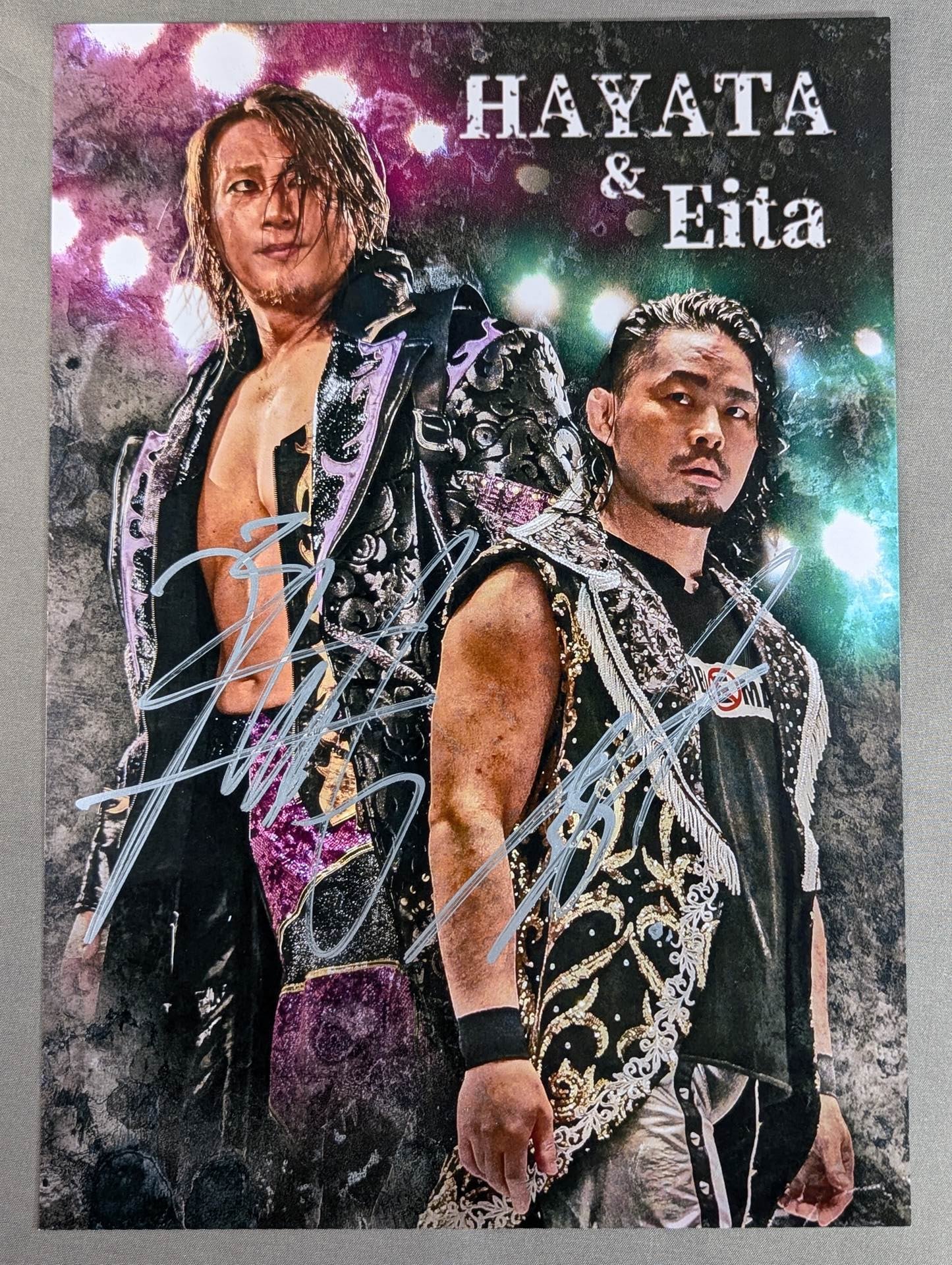 Eita＆HAYATA 直筆Wサイン入り ポートレート(A-1)