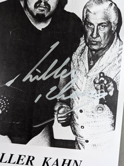 キラー・カーン 直筆サイン入りポートレート①