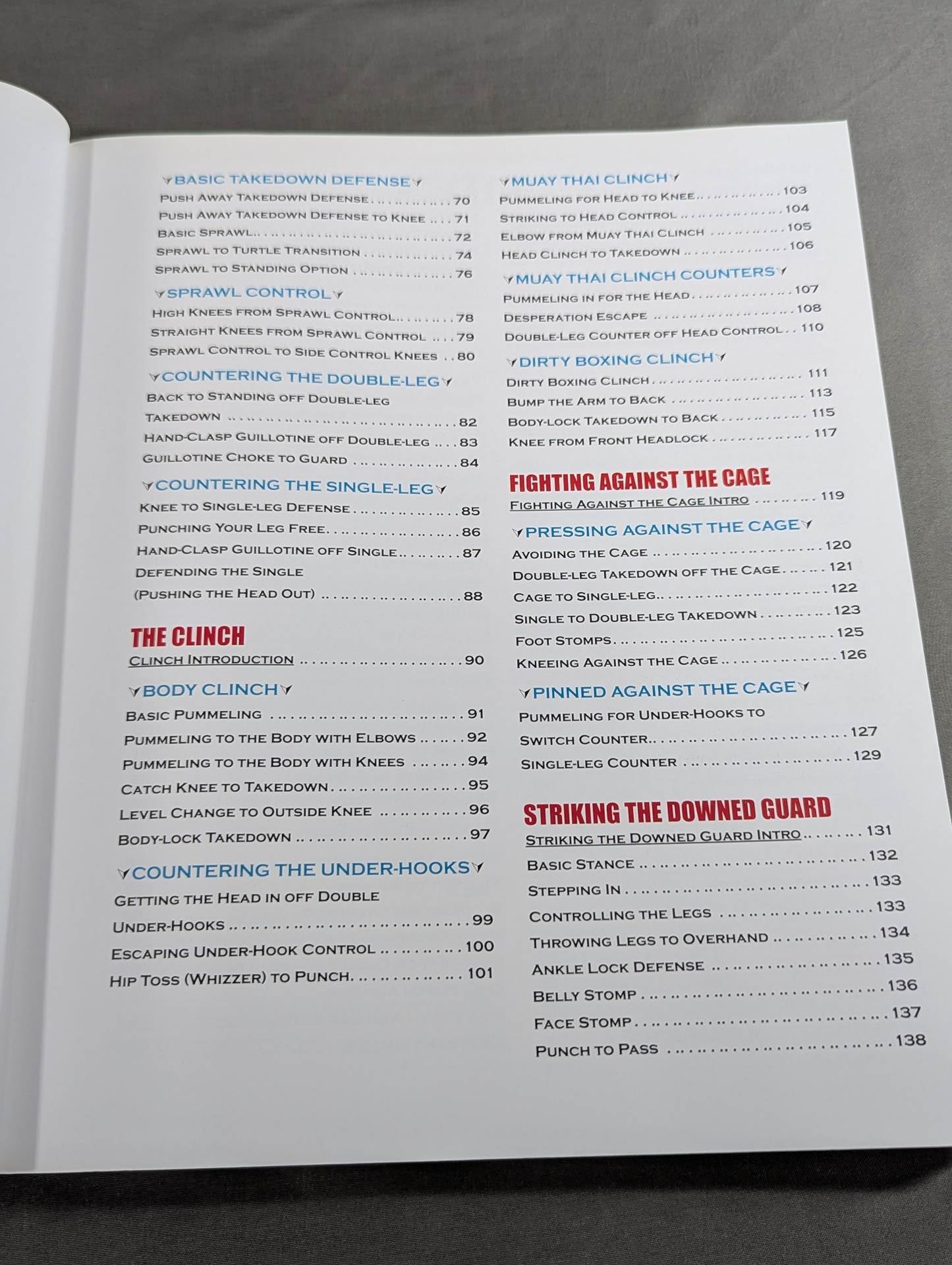 MIXED MARTIAL ARTS : THE BOOK OF KNOWLEDGE