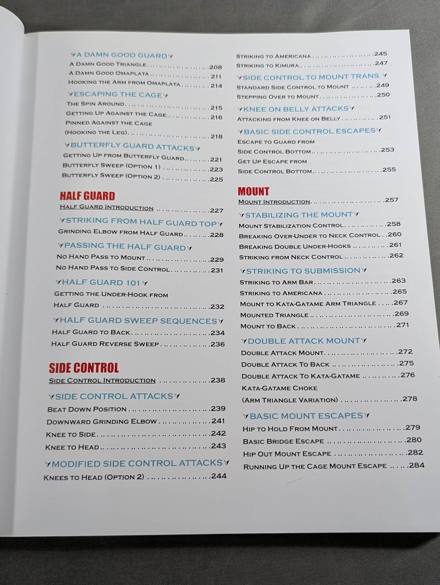 MIXED MARTIAL ARTS : THE BOOK OF KNOWLEDGE