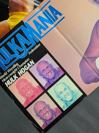 ★ Superman ★ Hulk Hogan Magazine Appendix Pin-Up Set