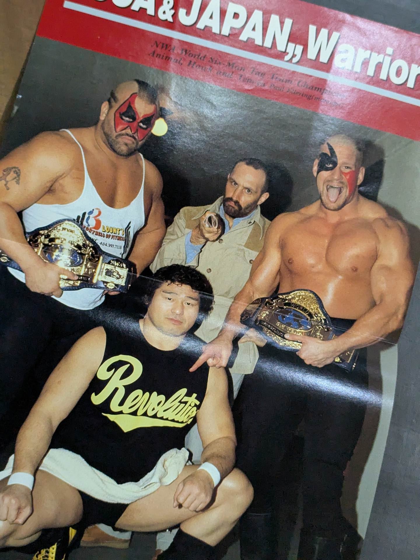 ★ Runaway Warriors ★ The Road Warriors Magazine Appendix Pin-Up Set