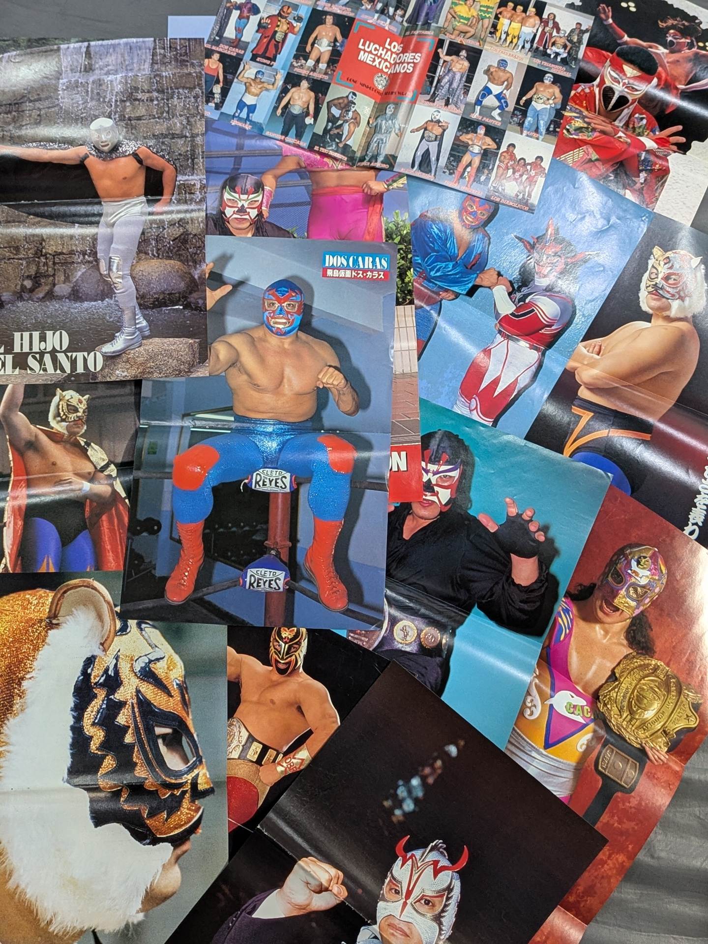 ★華麗なる覆面レスラー★ マスクマン 雑誌付録ピンナップセット