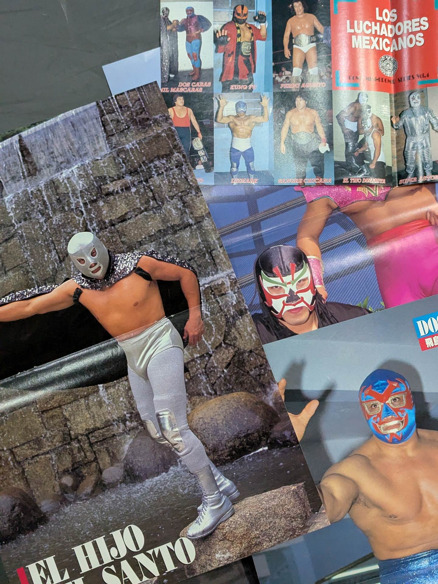 ★華麗なる覆面レスラー★ マスクマン 雑誌付録ピンナップセット