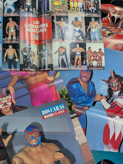 ★華麗なる覆面レスラー★ マスクマン 雑誌付録ピンナップセット
