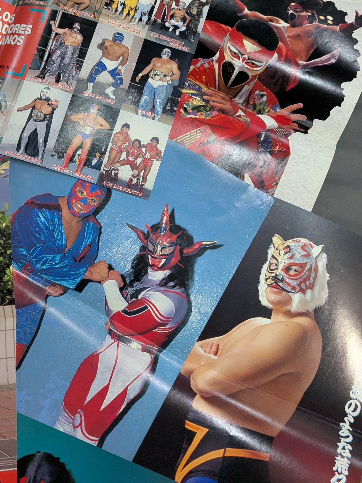 ★華麗なる覆面レスラー★ マスクマン 雑誌付録ピンナップセット