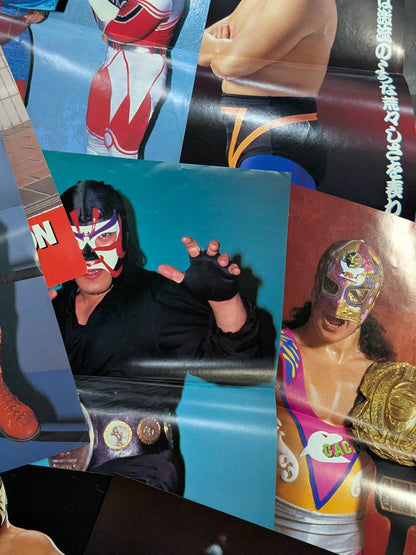 ★華麗なる覆面レスラー★ マスクマン 雑誌付録ピンナップセット