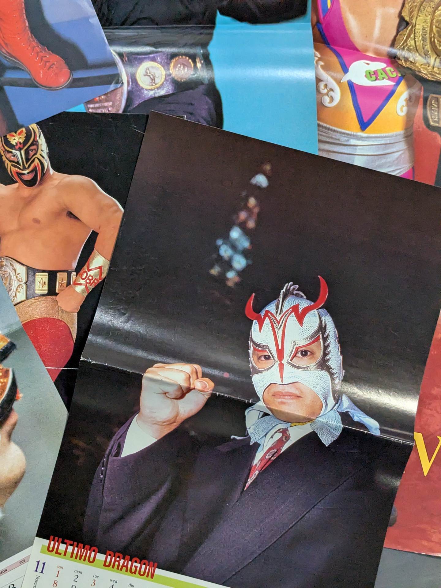 ☆華麗なる覆面レスラー☆ マスクマン 雑誌付録ピンナップセット – 闘道館