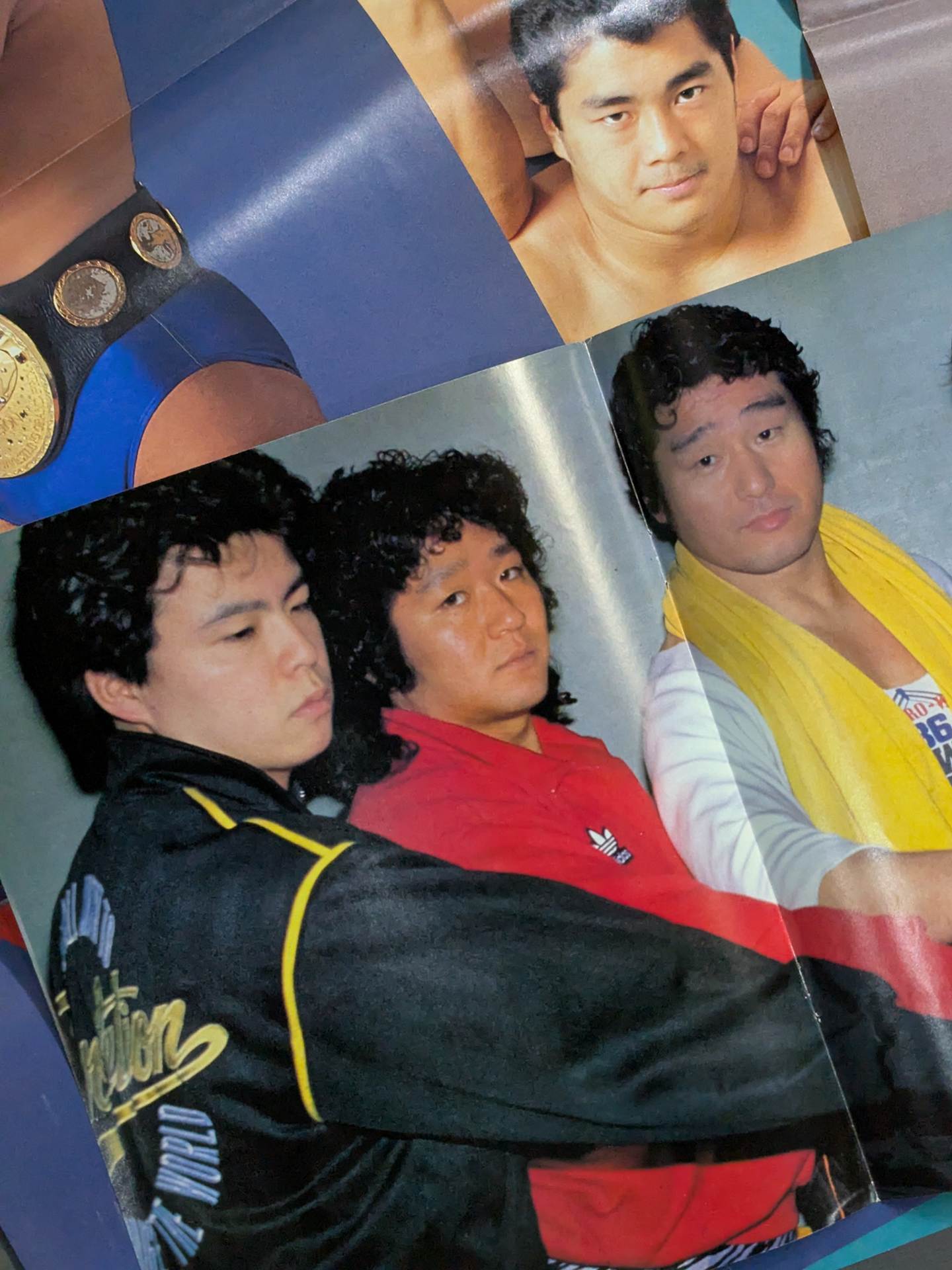 男子プロレスラー 雑誌付録ピンナップセット