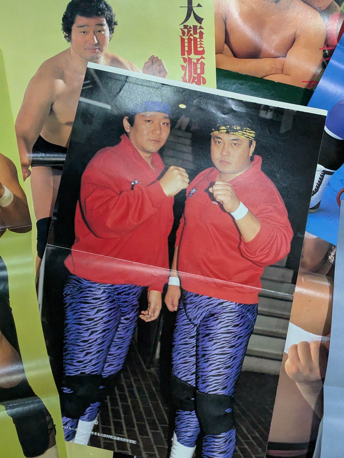 男子プロレスラー 雑誌付録ピンナップセット