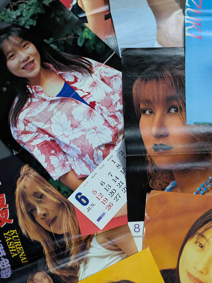 女子プロレスラー 雑誌付録ピンナップセット