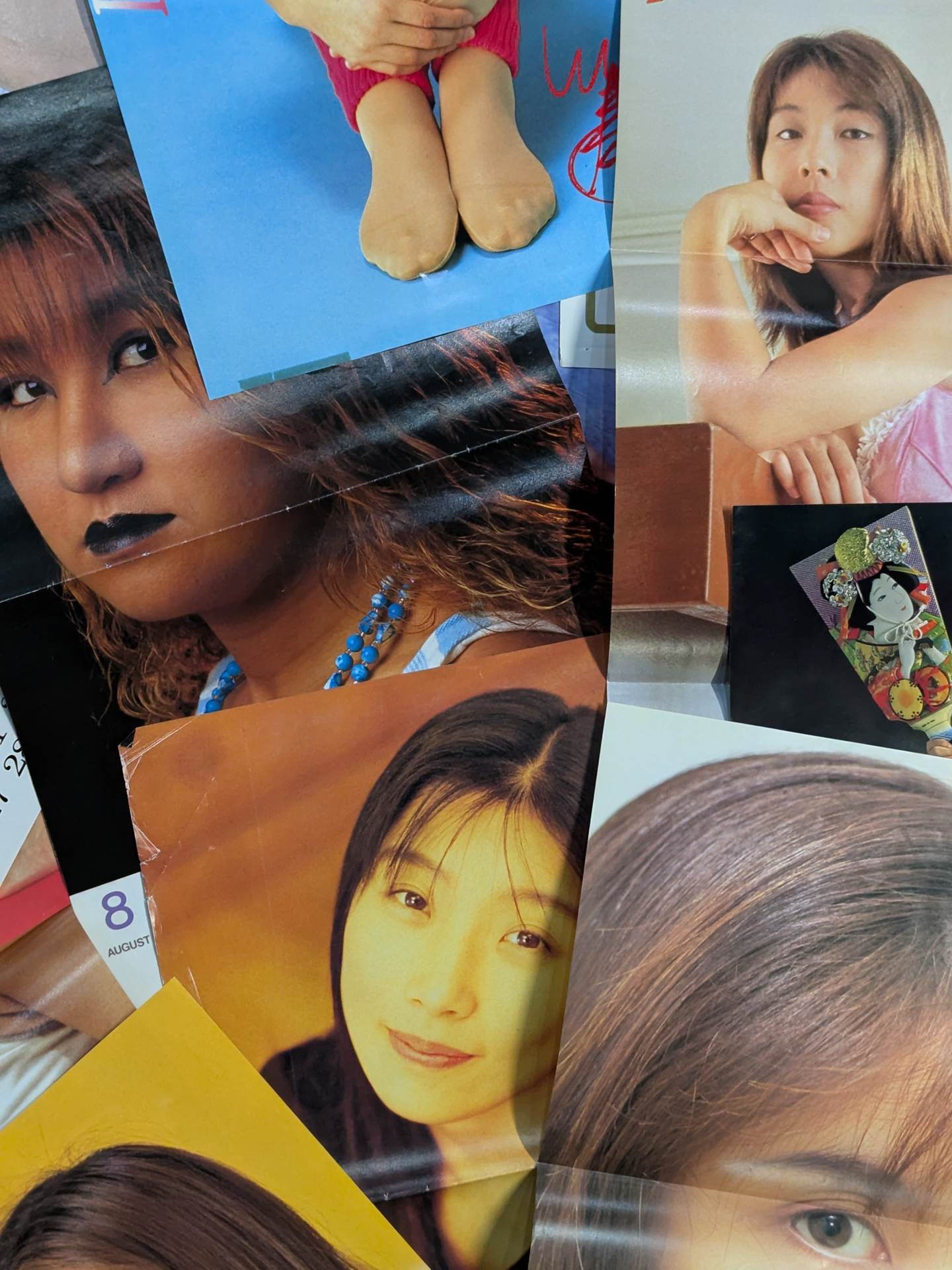 女子プロレスラー 雑誌付録ピンナップセット