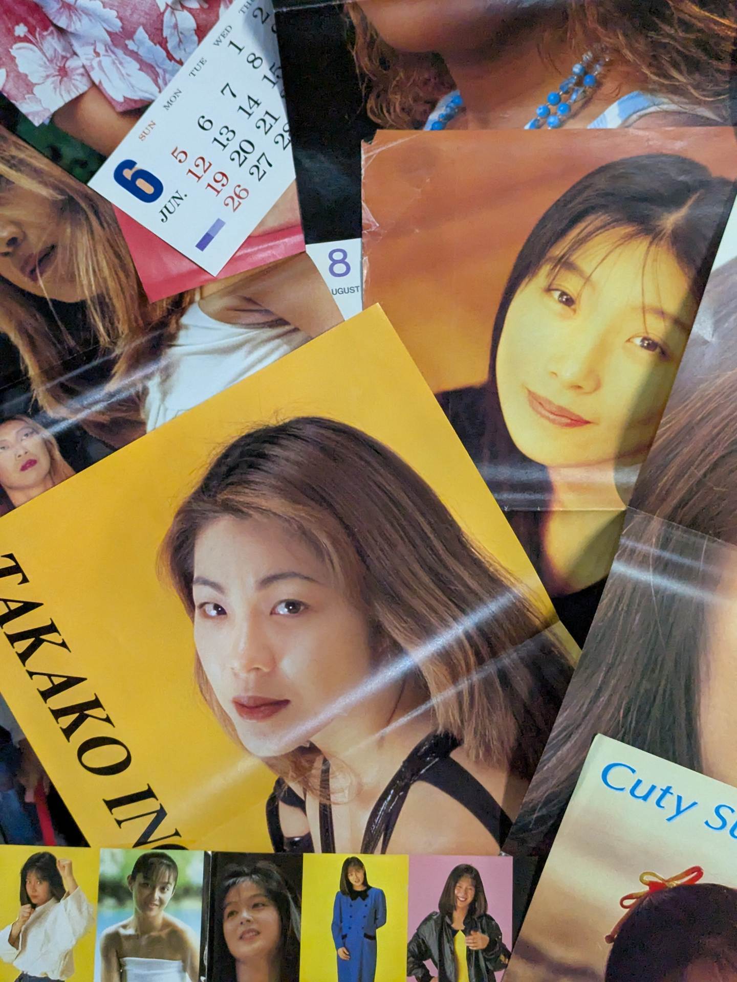 女子プロレスラー 雑誌付録ピンナップセット