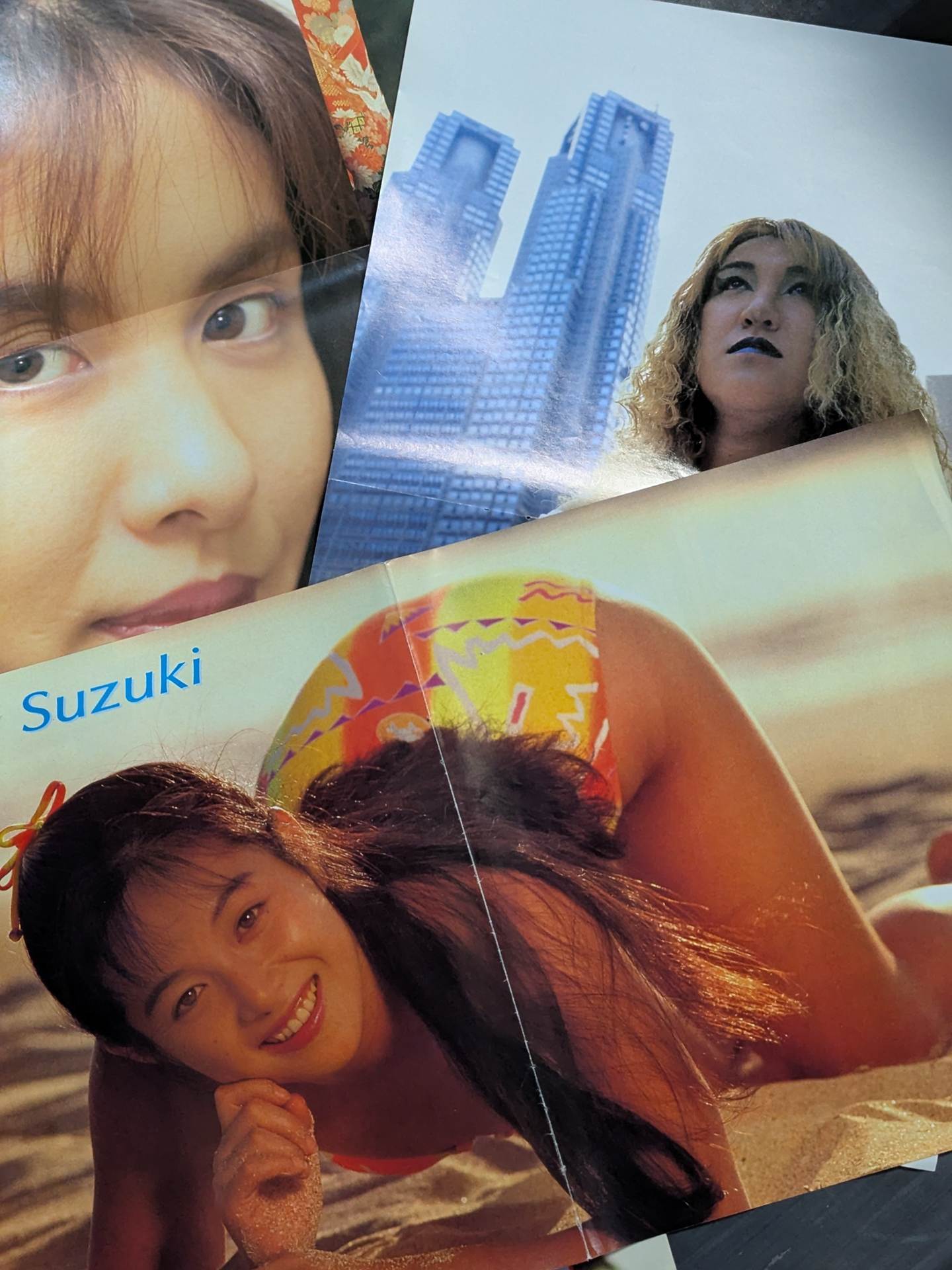 女子プロレスラー 雑誌付録ピンナップセット