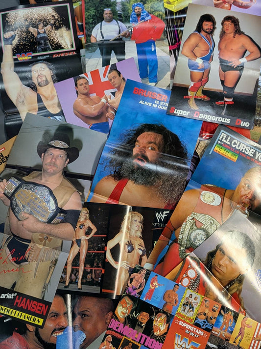外国人レスラー 雑誌付録ピンナップセット