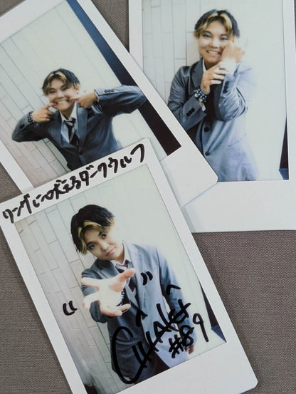 CHIAKI hand signed autograph  photo Cheki Set(1)