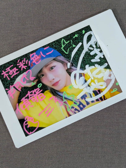 UNAGI SAYAKA  hand signed autograph Photo check (1)