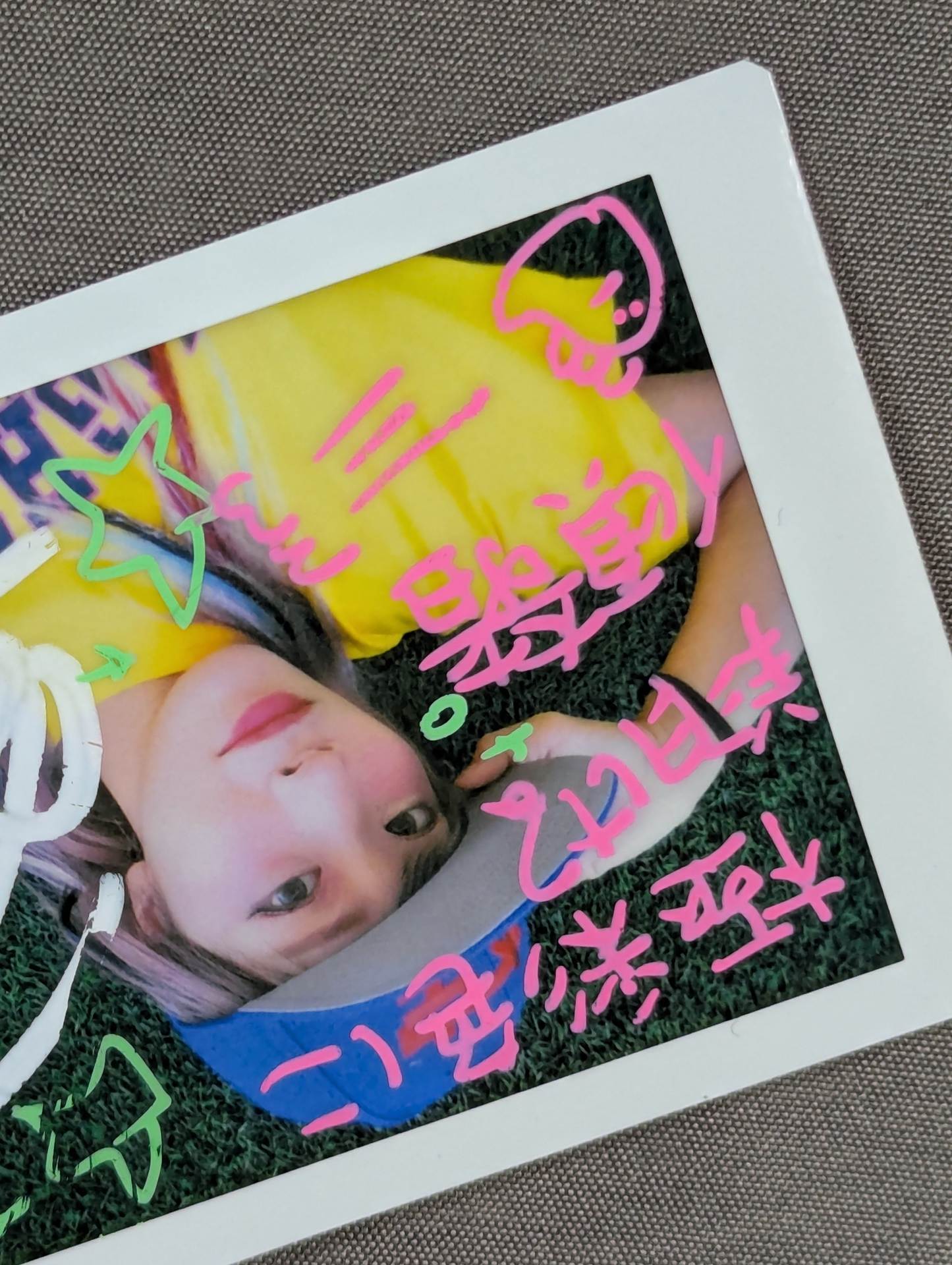 UNAGI SAYAKA  hand signed autograph Photo check (1)