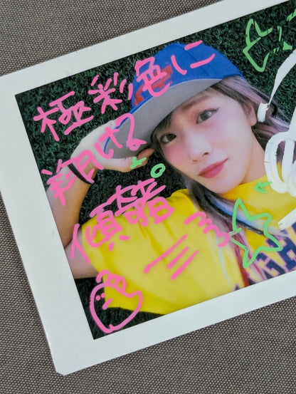 UNAGI SAYAKA  hand signed autograph Photo check (1)