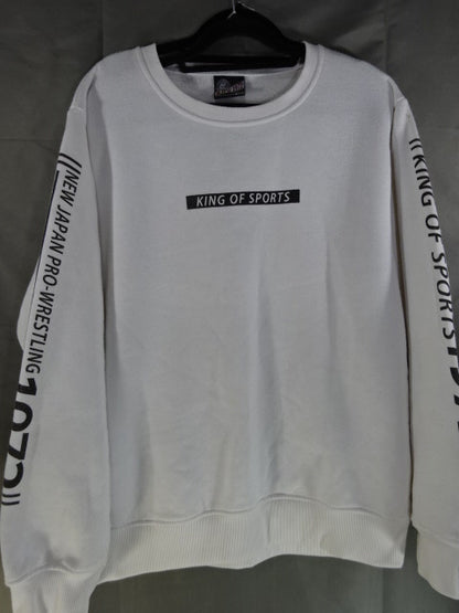 New Japan Pro Wrestling × Shimamura Sweat Trainer (1) (White)