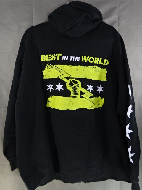 CMパンク ジップパーカー①(WWE(20111) / ブラック)