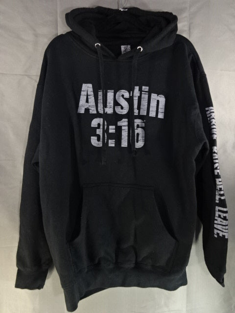 Stone Cold Steve Austin Pullover Hoodie  (1) (WWE (2010s / Black)